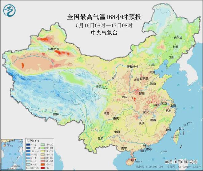 4天穿插北方多地35度高温时段预警：新一轮降雨13日来连下